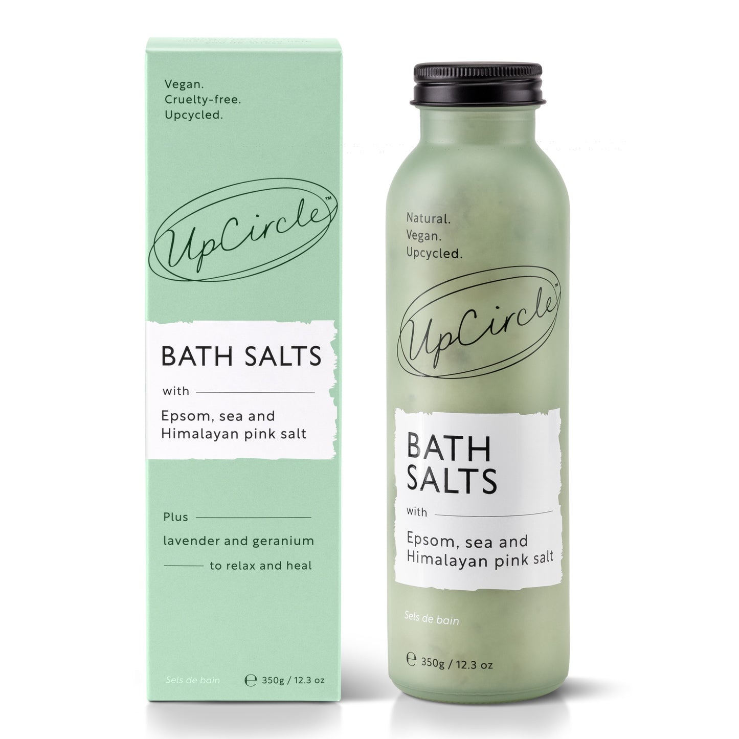 Eco Friendly Bath Salts with Epsom, Sea & Himalayan Pink Salts