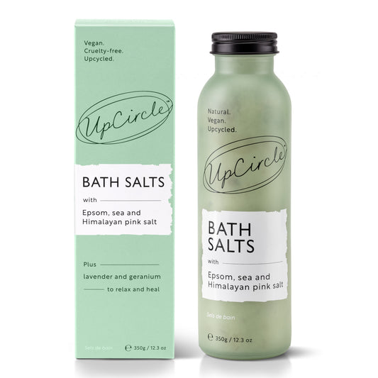 Eco Friendly Bath Salts with Epsom, Sea & Himalayan Pink Salts