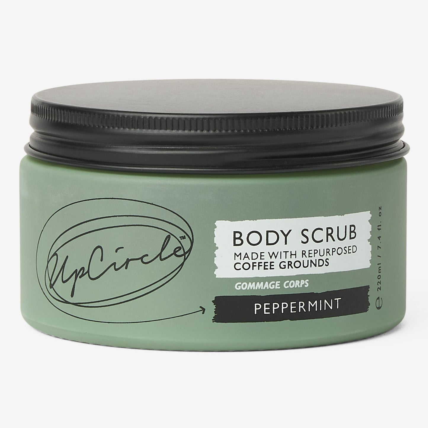 Eco Friendly Peppermint Body Scrub with Coffee + Shea Butter