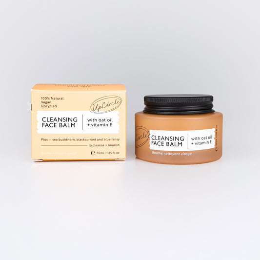 Natural Cleansing Balm Makeup Remover with Oat Oil + Vitamin E