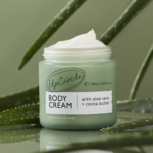 Vegan Body Cream with Aloe Vera & Cocoa Butter for Dry Skin